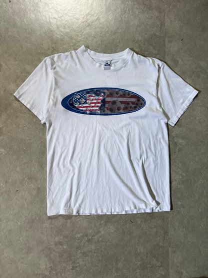1998 Vintage FIFA World Cup USA White T-Shirt -L - L | Martin City Vintage