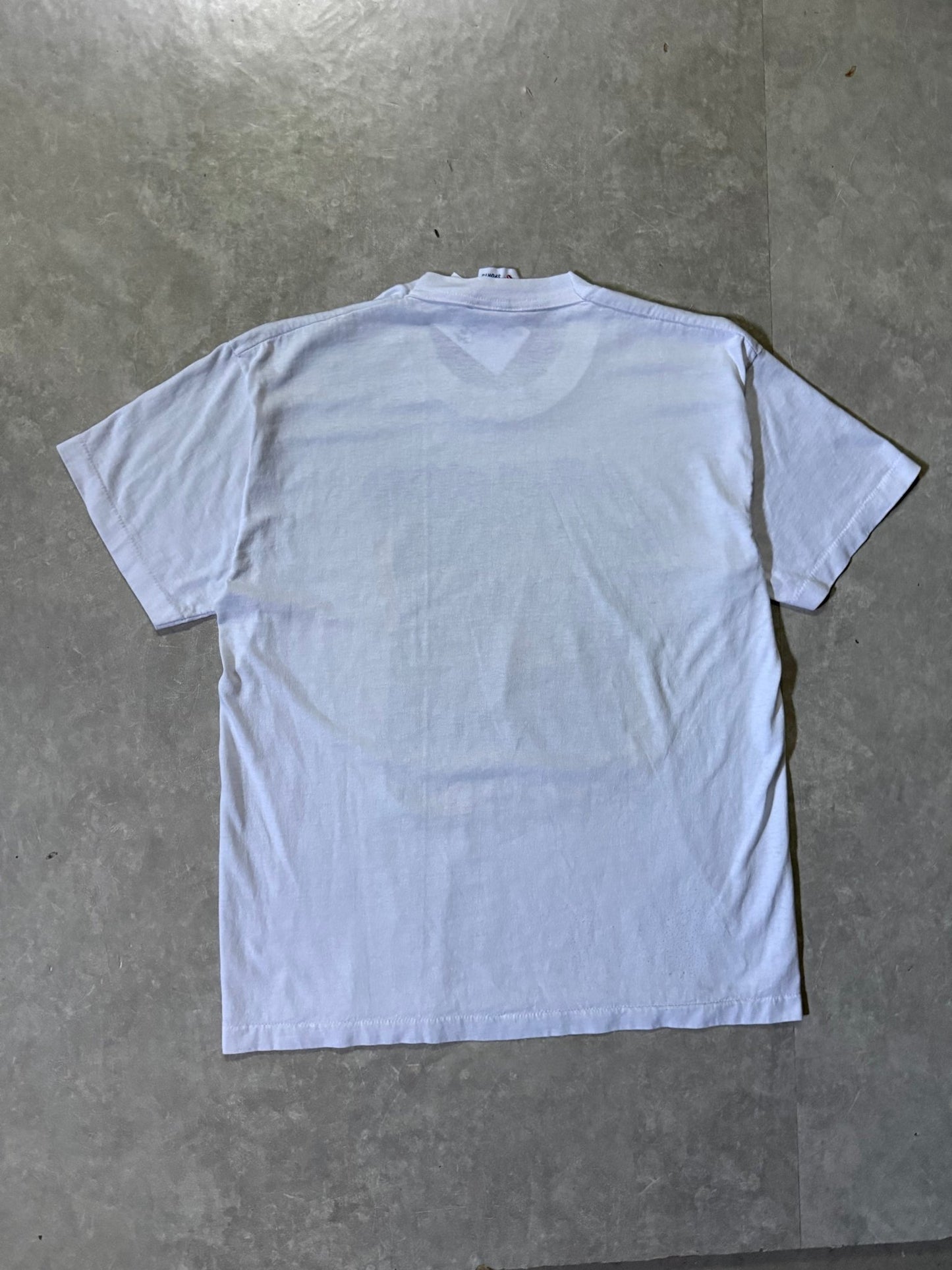 90's Vintage Soccer Scheels White T-Shirt -M - M | Martin City Vintage