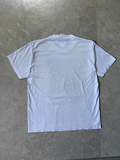 90's Vintage Soccer Scheels White T-Shirt -M - M | Martin City Vintage