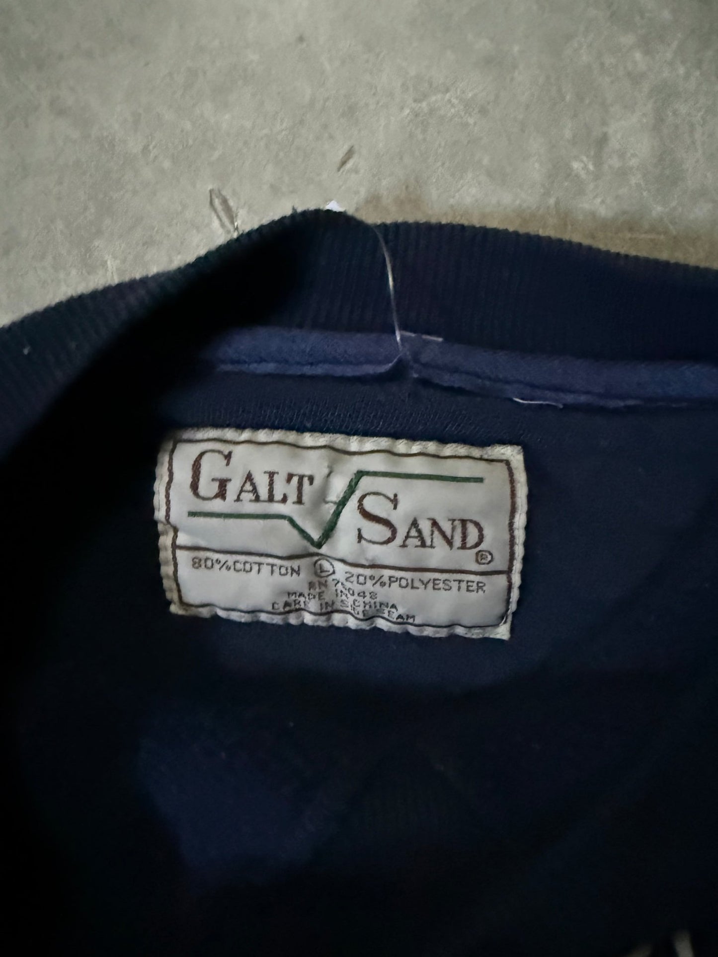 90's Vintage United Kingdom of Great Britain Navy Crewneck -L - L | Martin City Vintage