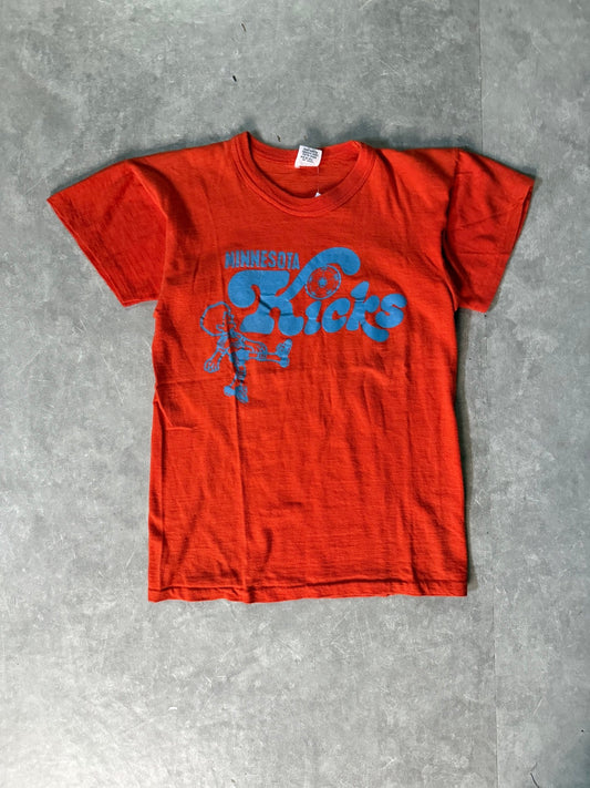 70's Vintage Minnesota Kicks Soccer Orange T-Shirt -S - S | Martin City Vintage