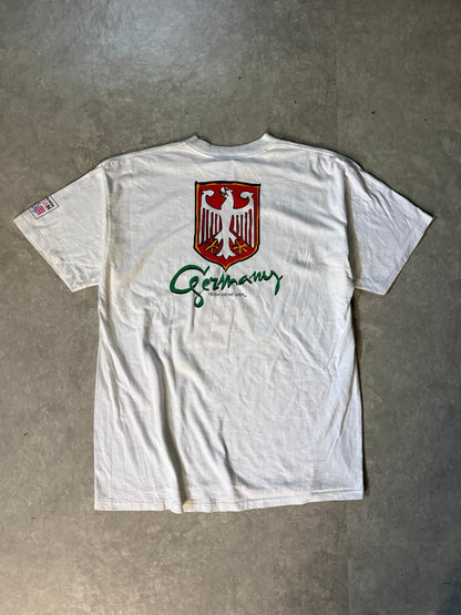 1994 Vintage FIFA World Cup Germany White T-Shirt -XL - XL | Martin City Vintage