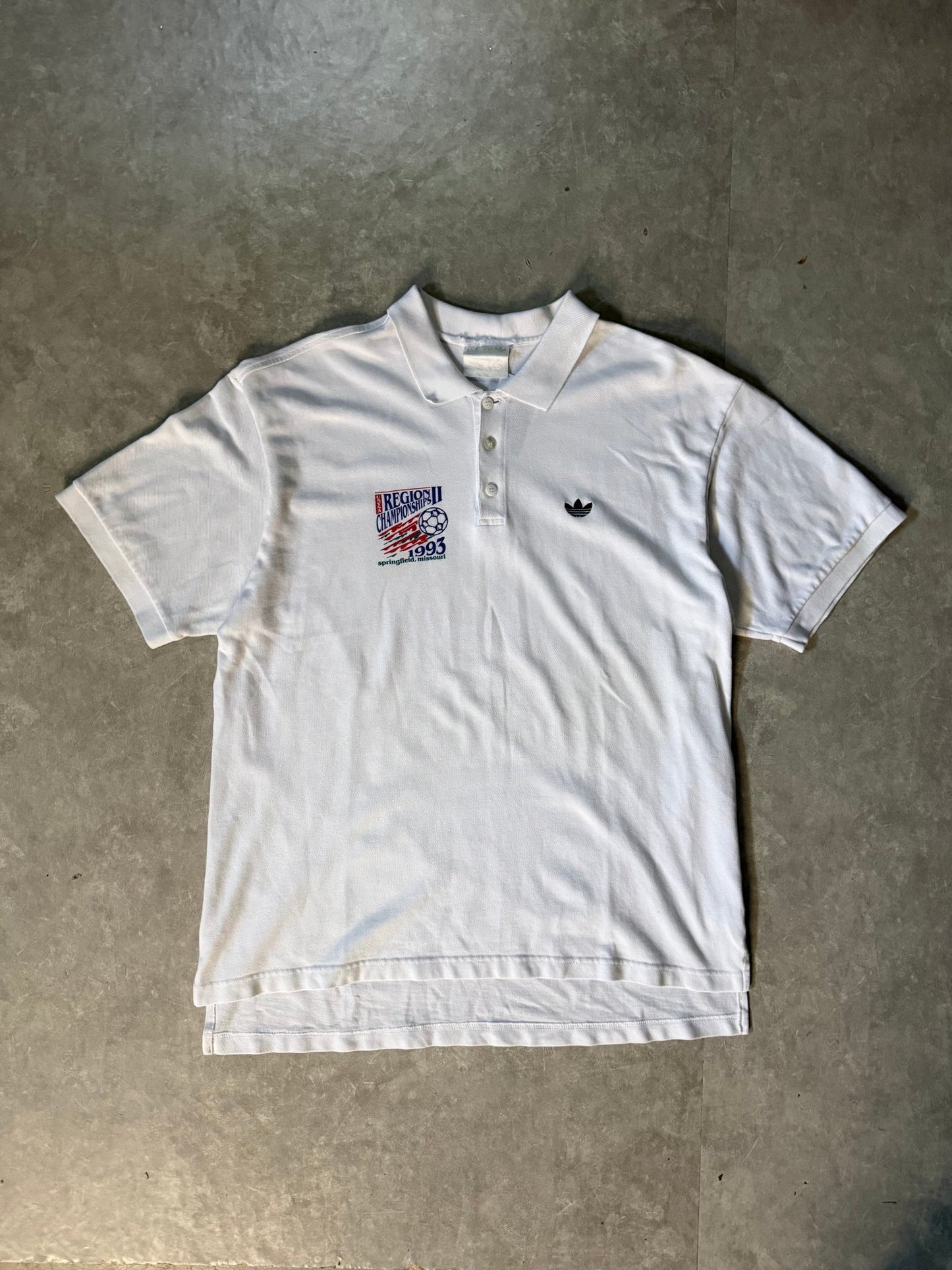 1993 Vintage Adidas Soccer Polo -XL - XL | Martin City Vintage