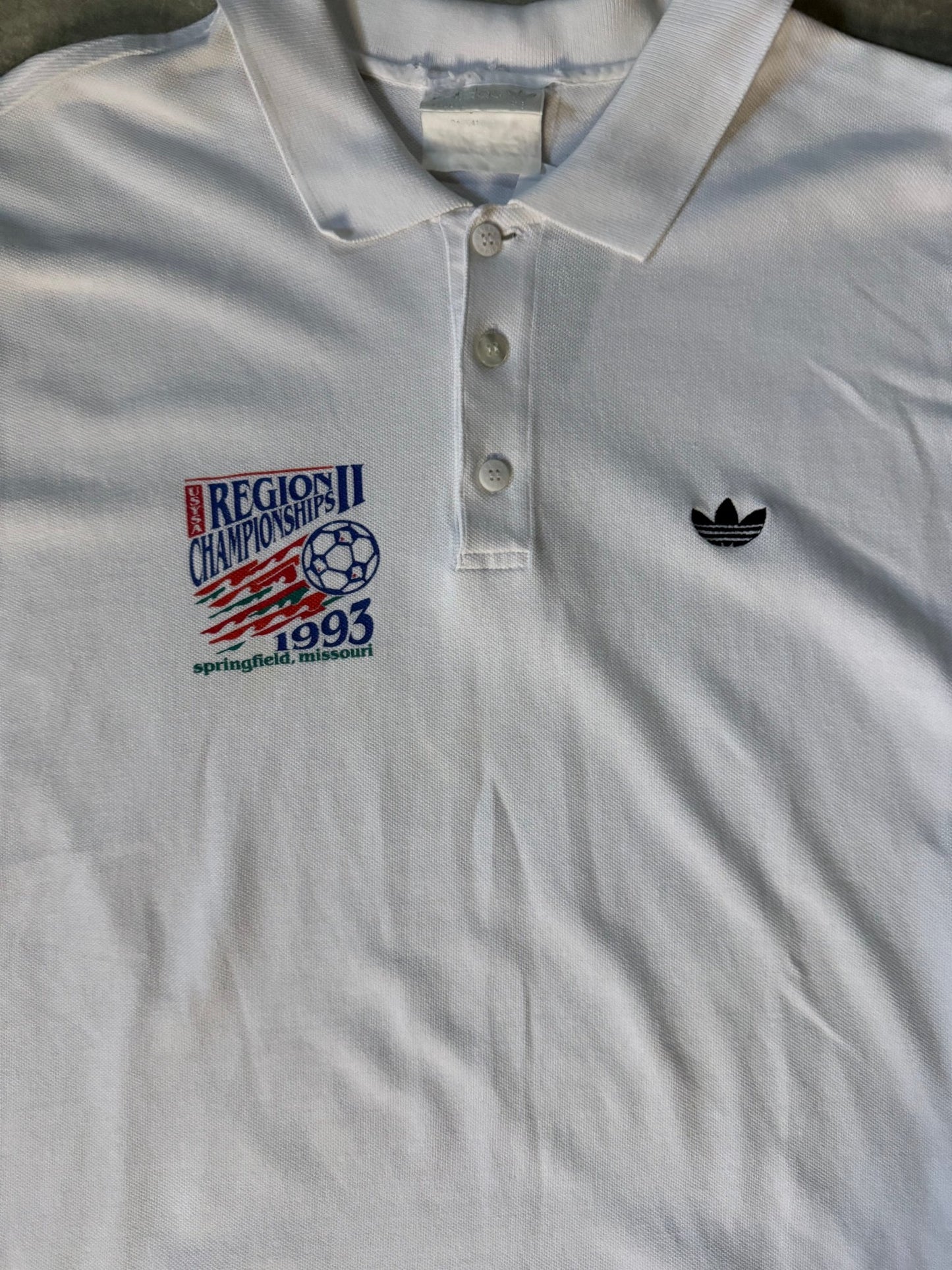1993 Vintage Adidas Soccer Polo -XL - XL | Martin City Vintage