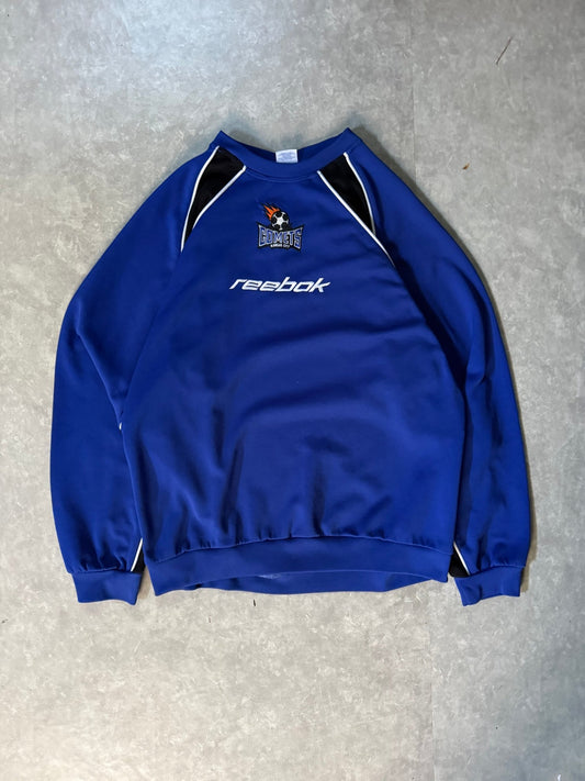 2000's Vintage Kansas City Comets Reebok Embroidered Blue Crewneck -XL - XL | Martin City Vintage