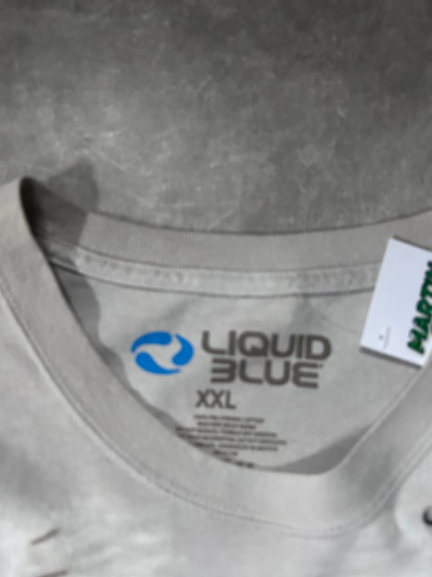 Kansas City Royals Liquid Blue Beige T Shirt - XXL - XXL | Martin City Vintage