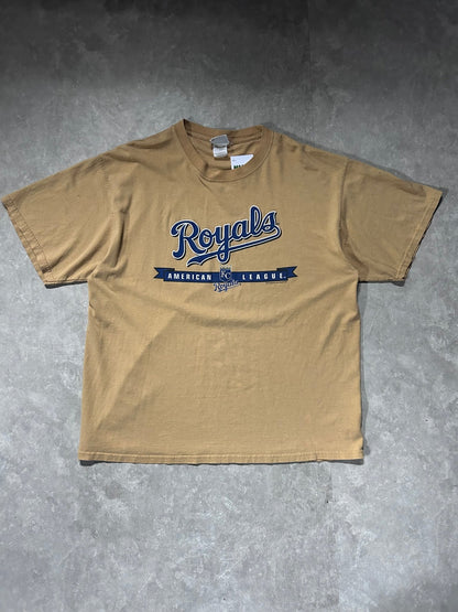 2000s Vintage Kansas City Royals Yellow T Shirt - XL - XL | Martin City Vintage