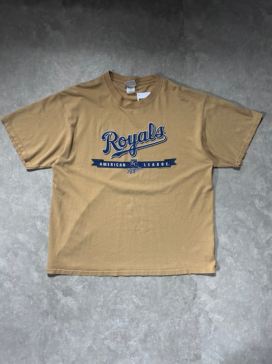 2000s Vintage Kansas City Royals Yellow T Shirt - XL - XL | Martin City Vintage