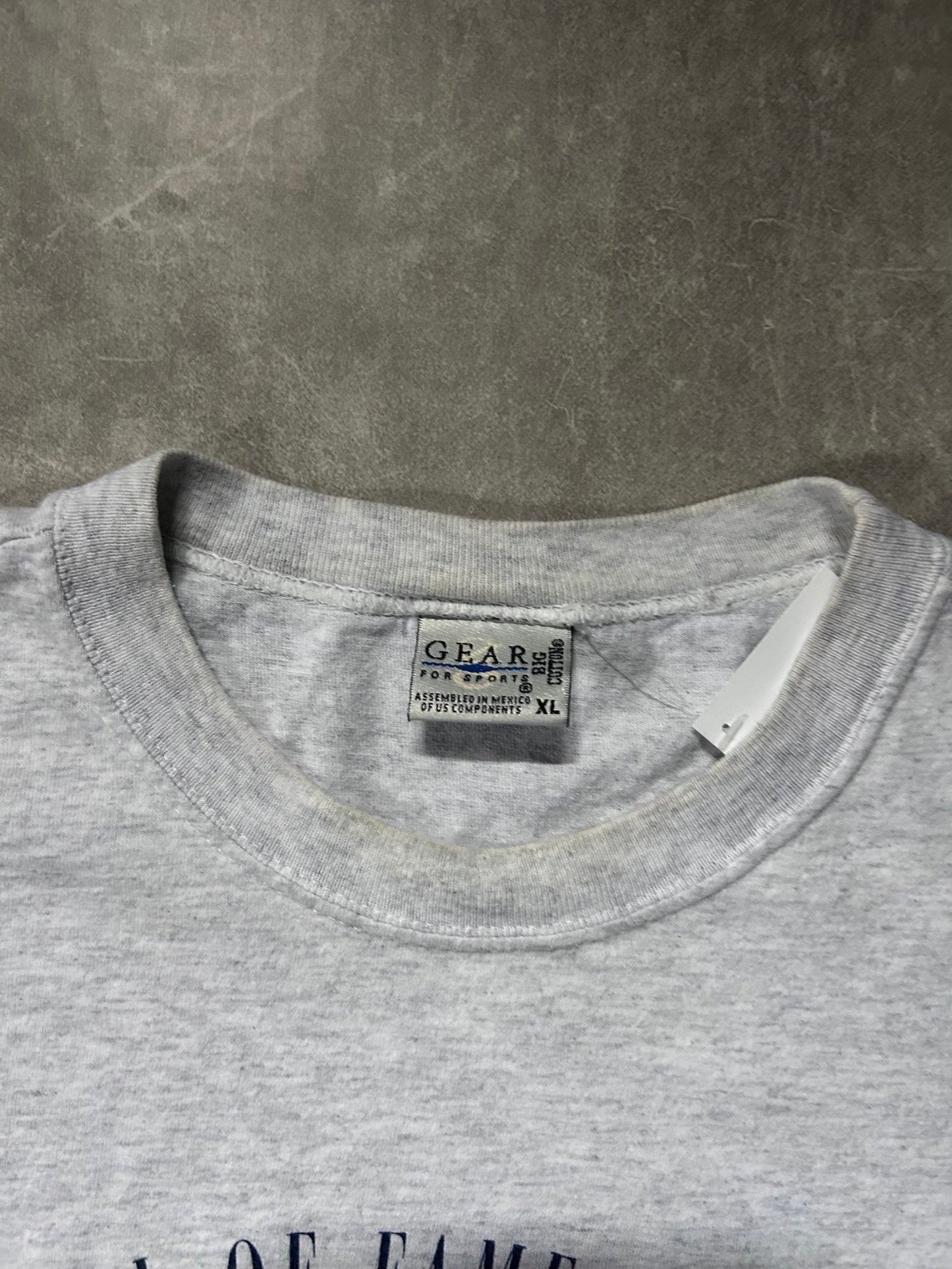 1999 Vintage George Brett Hall Of Fame Celebration Heather Gray T Shirt - XL - XL | Martin City Vintage