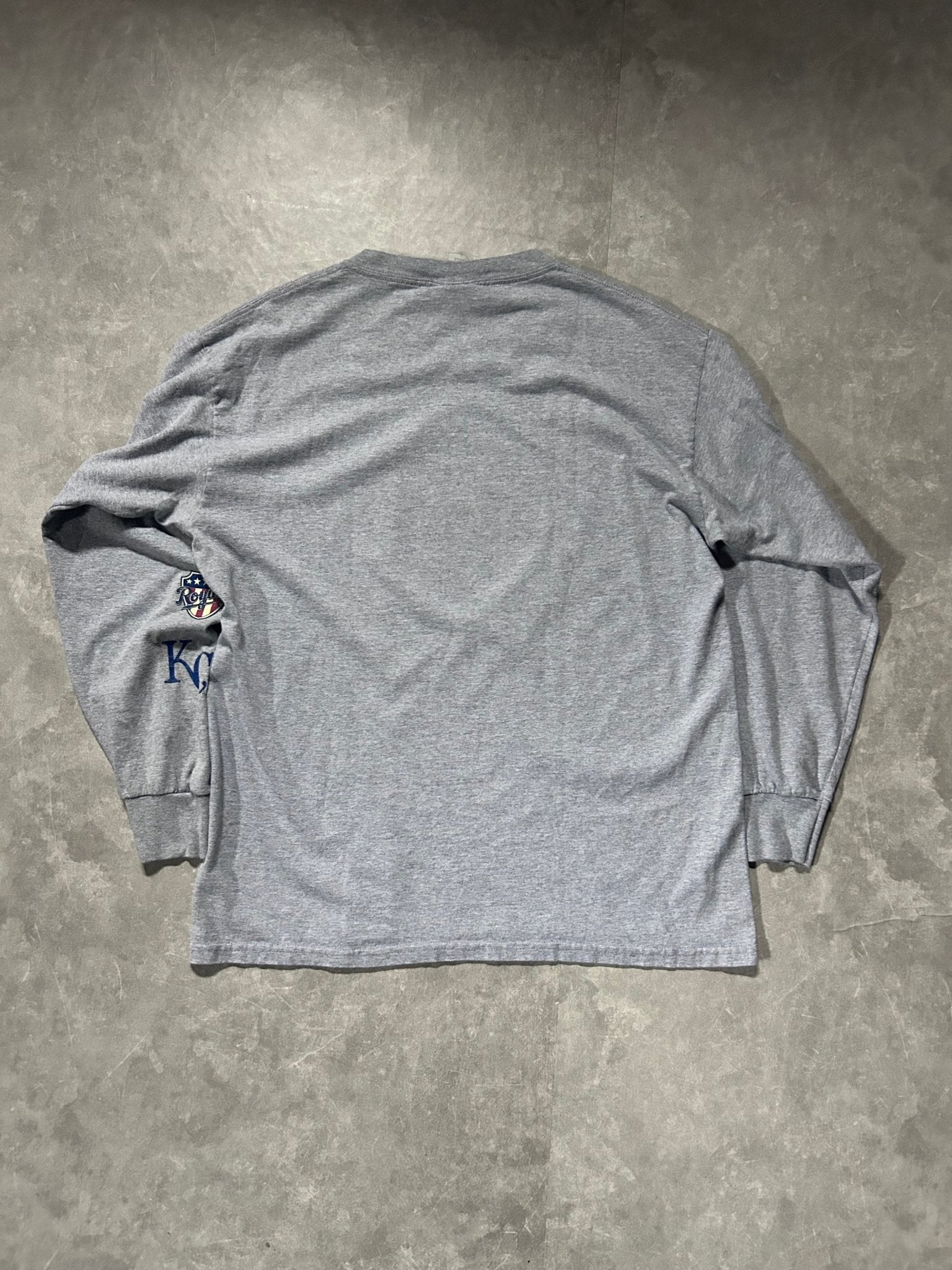 2000s Vintage Kansas City Royals Gray Long Sleeve Shirt - L - L | Martin City Vintage