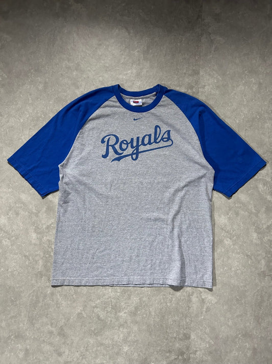 2000s Vintage Kansas City Royals Nike Blue Sleeves T Shirt - L - L | Martin City Vintage