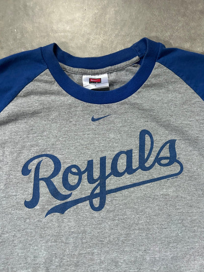 2000s Vintage Kansas City Royals Nike Blue Sleeves T Shirt - L - L | Martin City Vintage