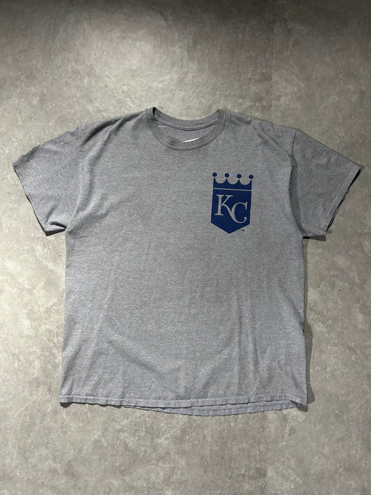 2000s Vintage Kansas City Royals Minimal Gray T Shirt - XL - XL | Martin City Vintage