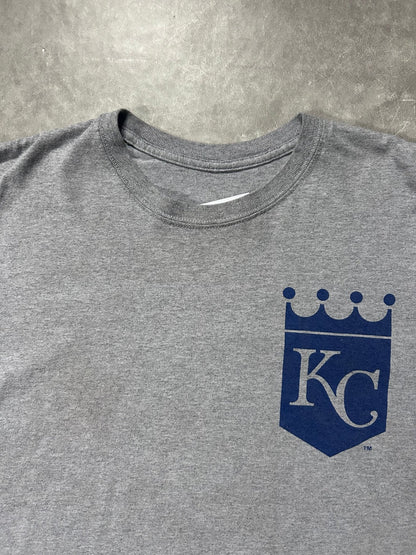2000s Vintage Kansas City Royals Minimal Gray T Shirt - XL - XL | Martin City Vintage