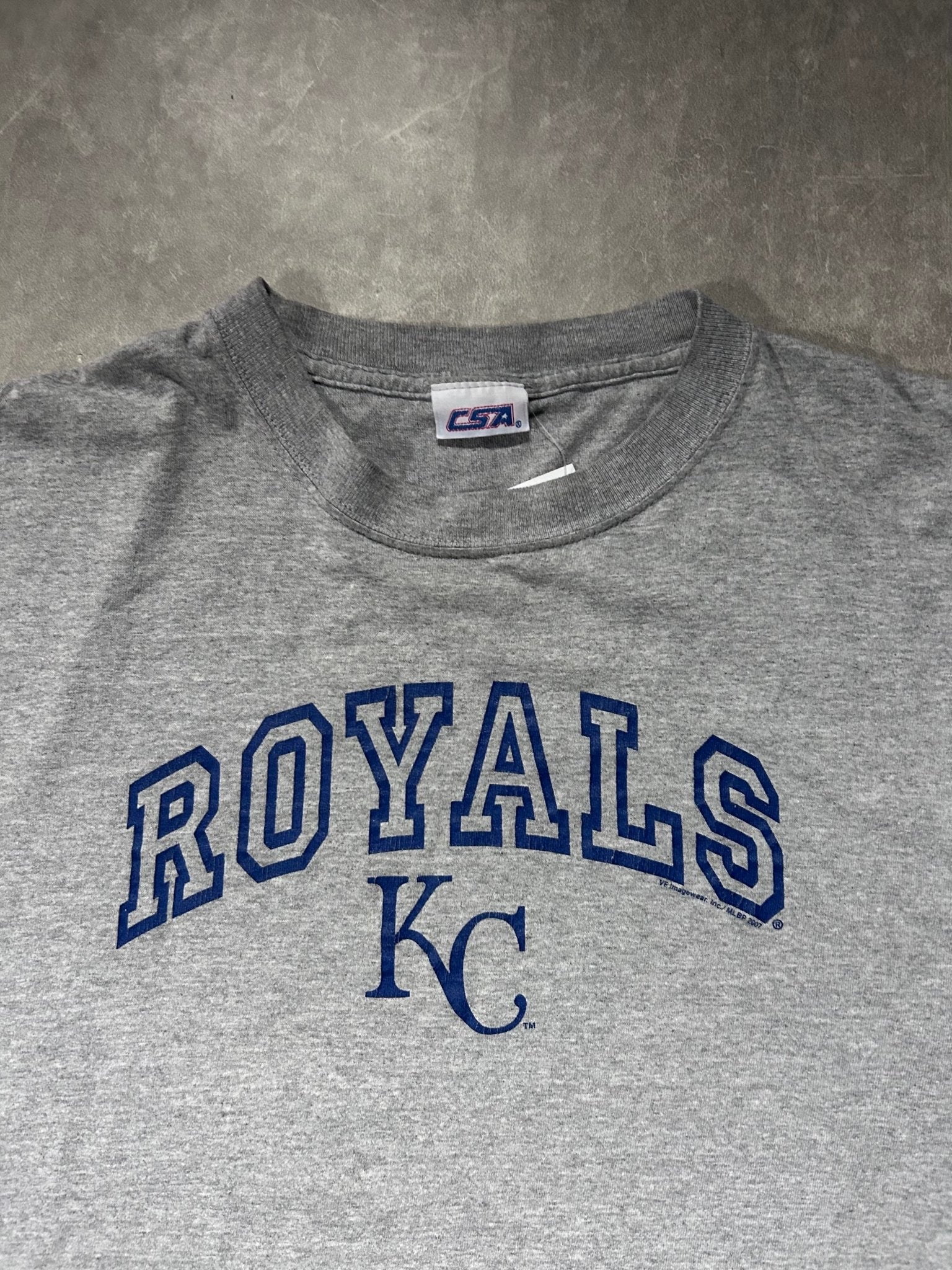 2000s Vintage Kansas City Royals CSA Gray T Shirt - L - L | Martin City Vintage