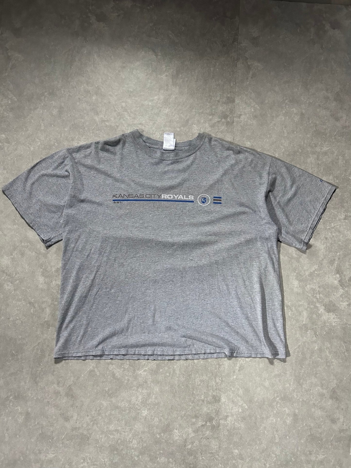 2000s Vintage Kansas City Royals Adidas Gray T Shirt - XXL - XXL | Martin City Vintage