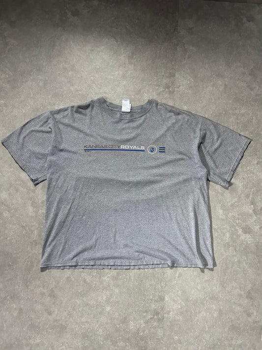2000s Vintage Kansas City Royals Adidas Gray T Shirt - XXL - XXL | Martin City Vintage