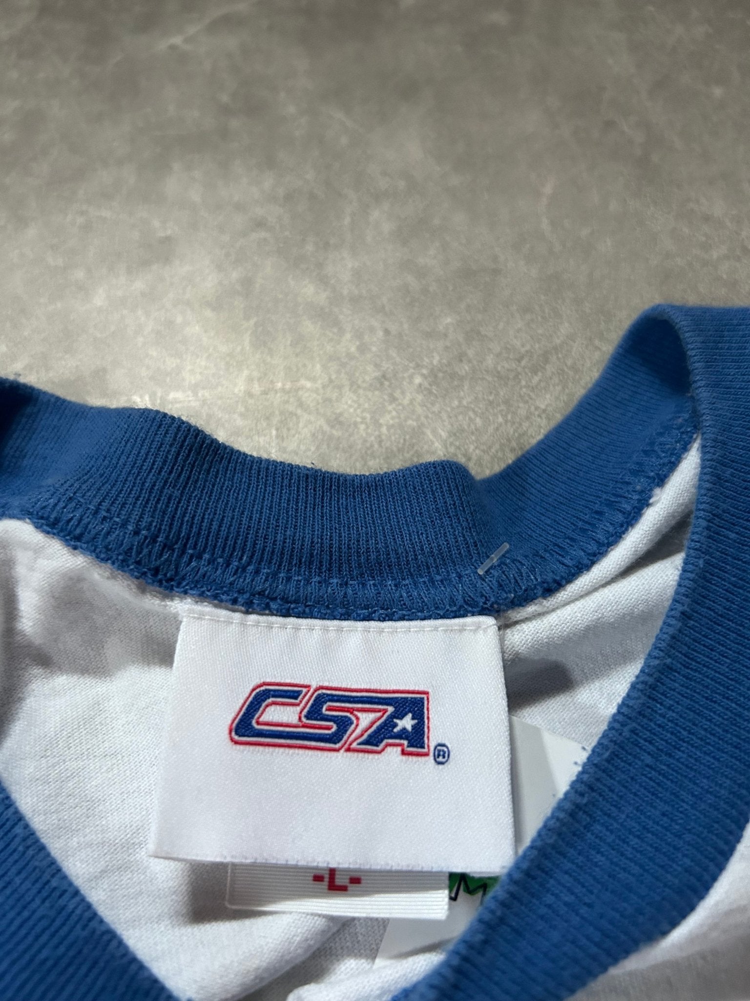 2000s Vintage Kansas City Royals Blue 3/4 Blue Sleeves White T Shirt - L - | Martin City Vintage