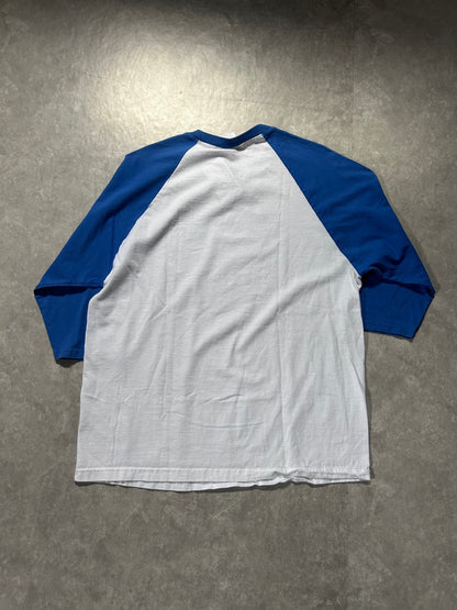 2000s Vintage Kansas City Royals Blue 3/4 Blue Sleeves White T Shirt - L - | Martin City Vintage
