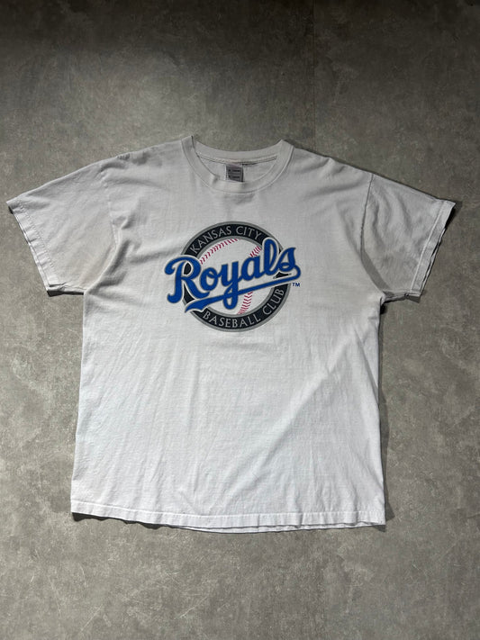 2000s Vintage Kansas City Royals Circle Logo White T Shirt - XL - XL | Martin City Vintage