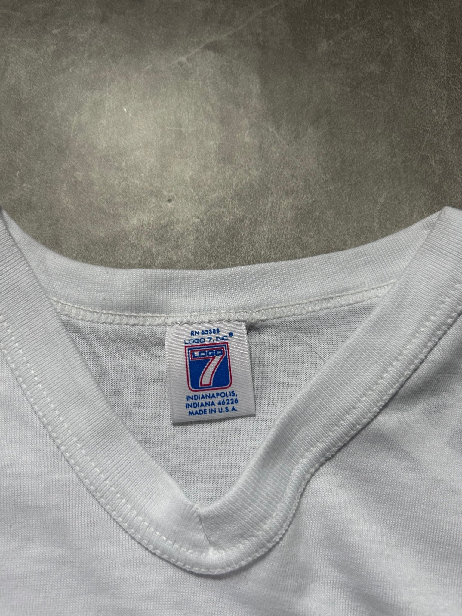 90s Vintage Kansas City Royals White V Neck T Shirt - L - L | Martin City Vintage