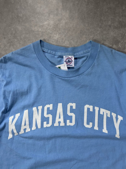 2000s Kansas City Royals Baby Blue Spell Out T Shirt - M - M | Martin City Vintage
