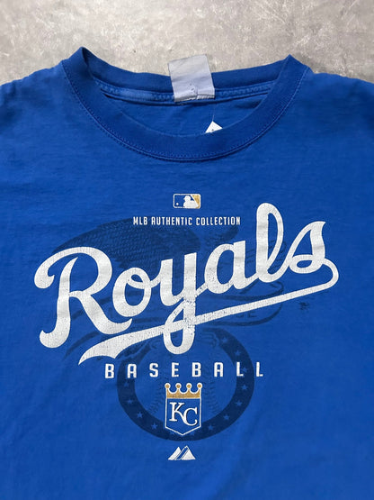 2000s Vintage Kansas City Royals Majestic Blue T Shirt - XL - XL | Martin City Vintage