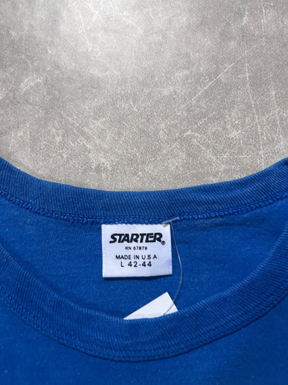 90s Vintage Kansas City Royals Starter Distressed Blue T Shirt - L - L | Martin City Vintage