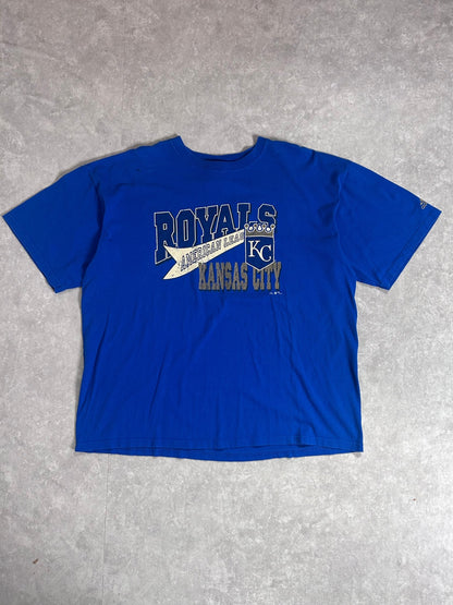 2000s Vintage Kansas City Royals Adidas Blue T Shirt - XL - XL | Martin City Vintage