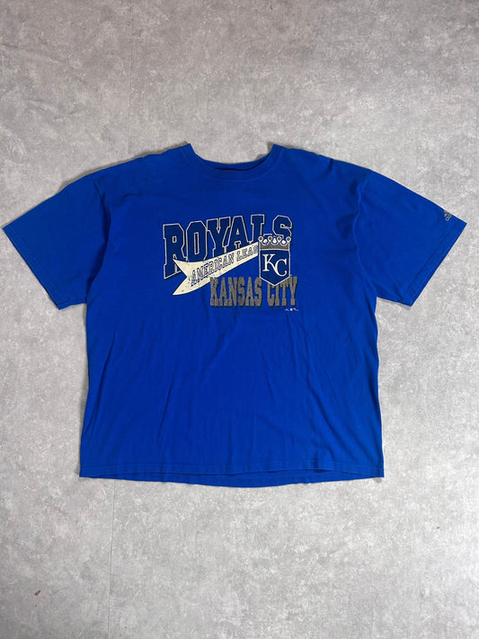2000s Vintage Kansas City Royals Adidas Blue T Shirt - XL - XL | Martin City Vintage