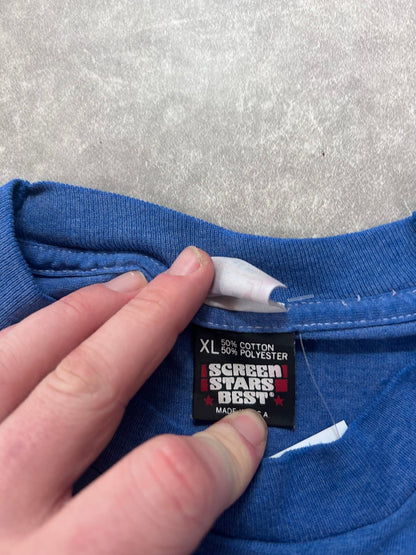 1991 Vintage Kansas City Royals Opening Day "Good Times" Blue T Shirt - XL - XL | Martin City Vintage