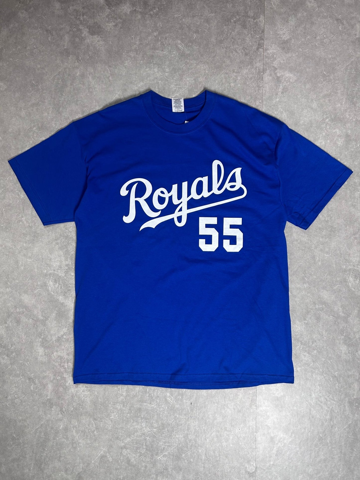 2000s Vintage Kansas City Royals Script Meche Blue T Shirt - XL - XL | Martin City Vintage
