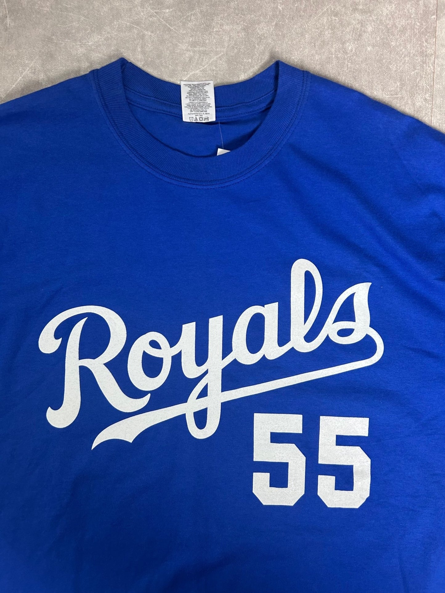 2000s Vintage Kansas City Royals Script Meche Blue T Shirt - XL - XL | Martin City Vintage