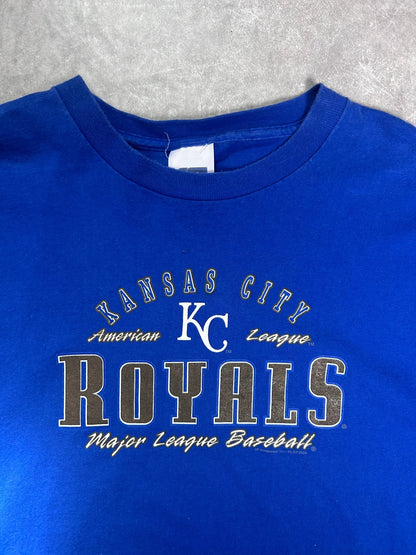 90s Vintage Kansas City Royals CSA Blue T Shirt - XL - XL | Martin City Vintage