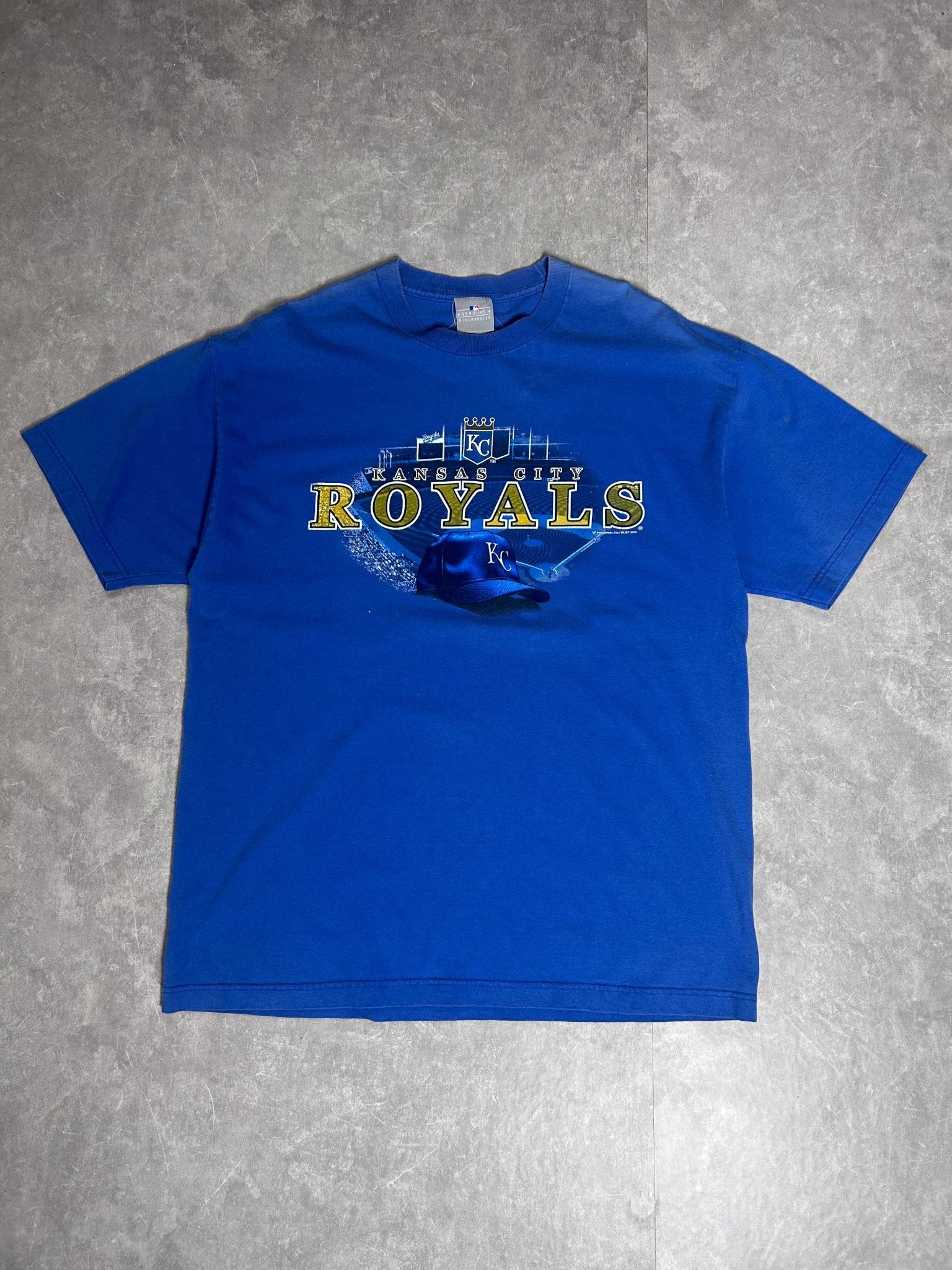 2000s Vintage Kansas City Royals MLB Blue T Shirt - XL - XL | Martin City Vintage