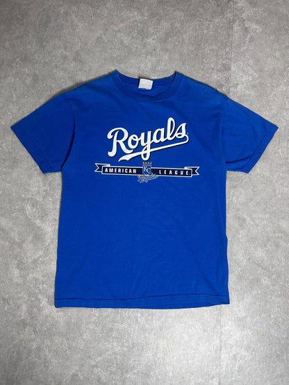 2007 Vintage Kansas City royals Script Lee Sports Blue T Shirt - L - L | Martin City Vintage
