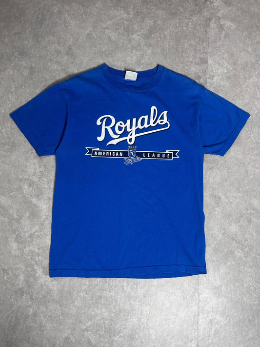 2007 Vintage Kansas City royals Script Lee Sports Blue T Shirt - L - L | Martin City Vintage