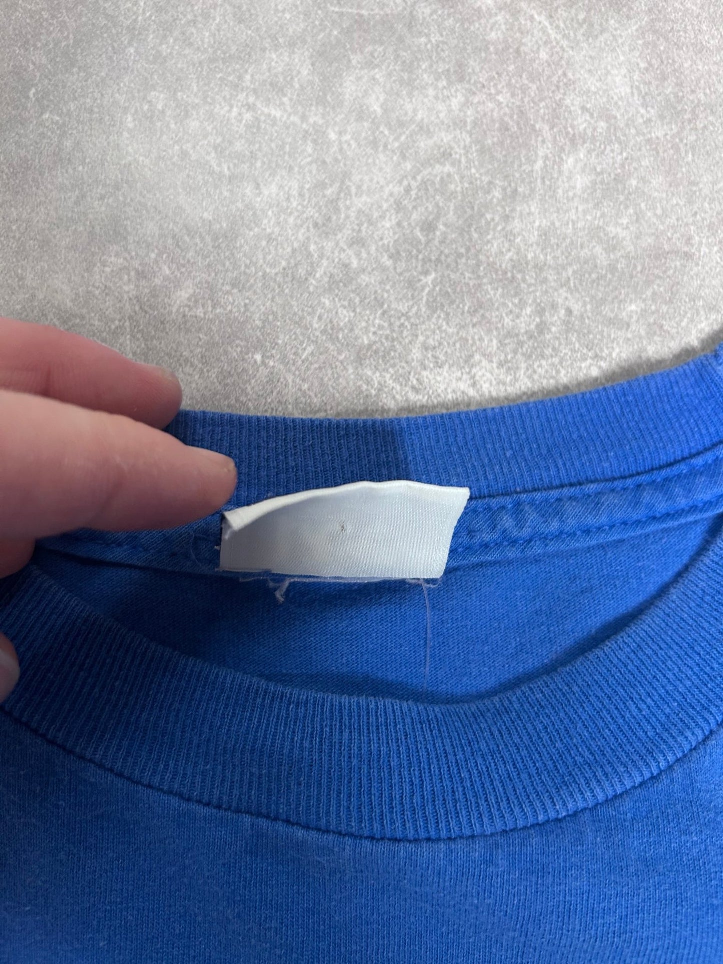 2007 Vintage Kansas City royals Script Lee Sports Blue T Shirt - L - L | Martin City Vintage