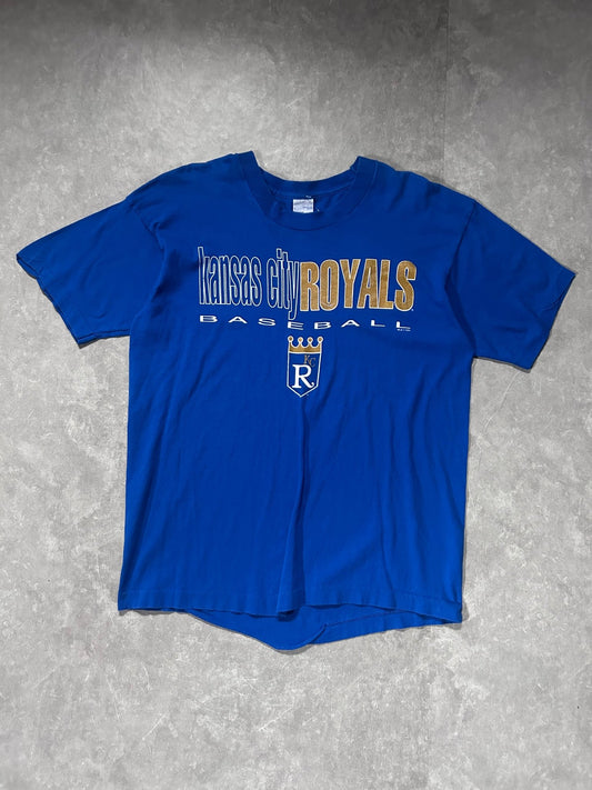 90s Vintage Kansas City Royals Salem Blue T Shirt - L - L | Martin City Vintage