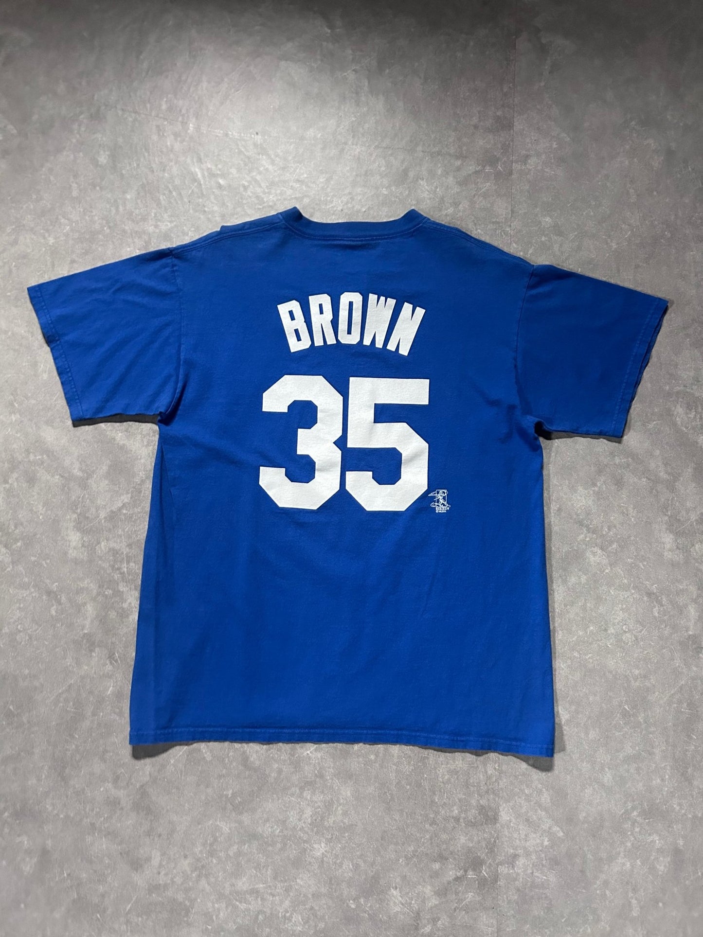 90s Vintage Kansas City Royals Dee Brown Blue T Shirt - L - L | Martin City Vintage