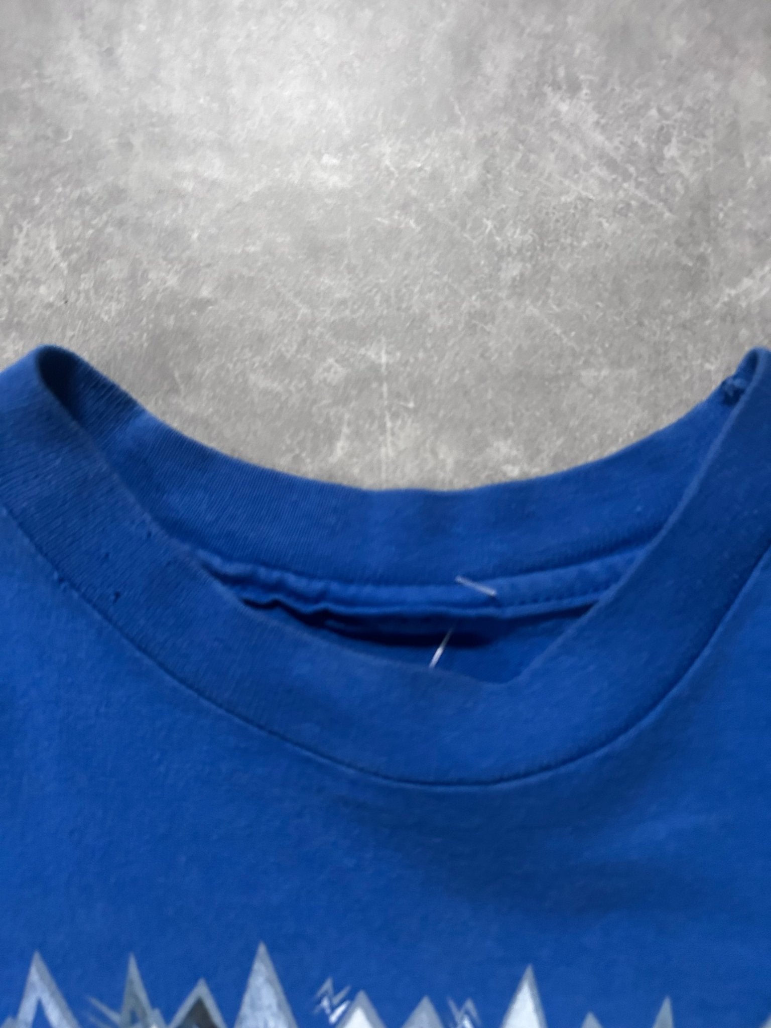 90s Vintage Kansas City Royals Illustration Blue T Shirt - M - M | Martin City Vintage