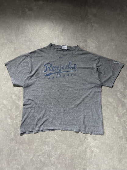 2000s Vintage Kansas City Royals Nike Faded Gray T Shirt - L - L | Martin City Vintage
