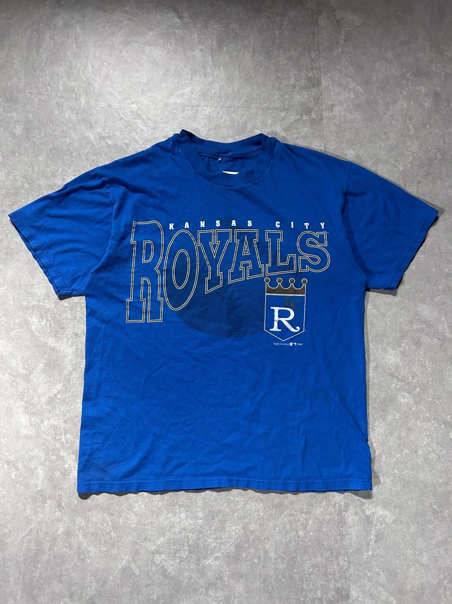 90s Vintage Kansas City Royals Blue T Shirt - L - L | Martin City Vintage