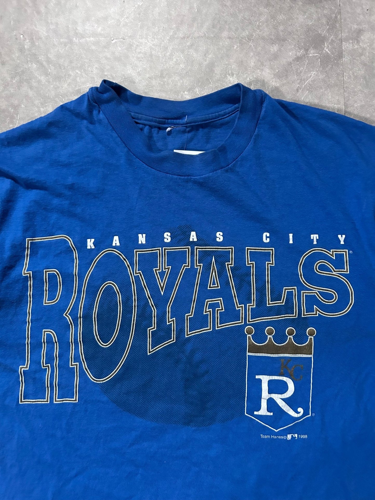 90s Vintage Kansas City Royals Blue T Shirt - L - L | Martin City Vintage
