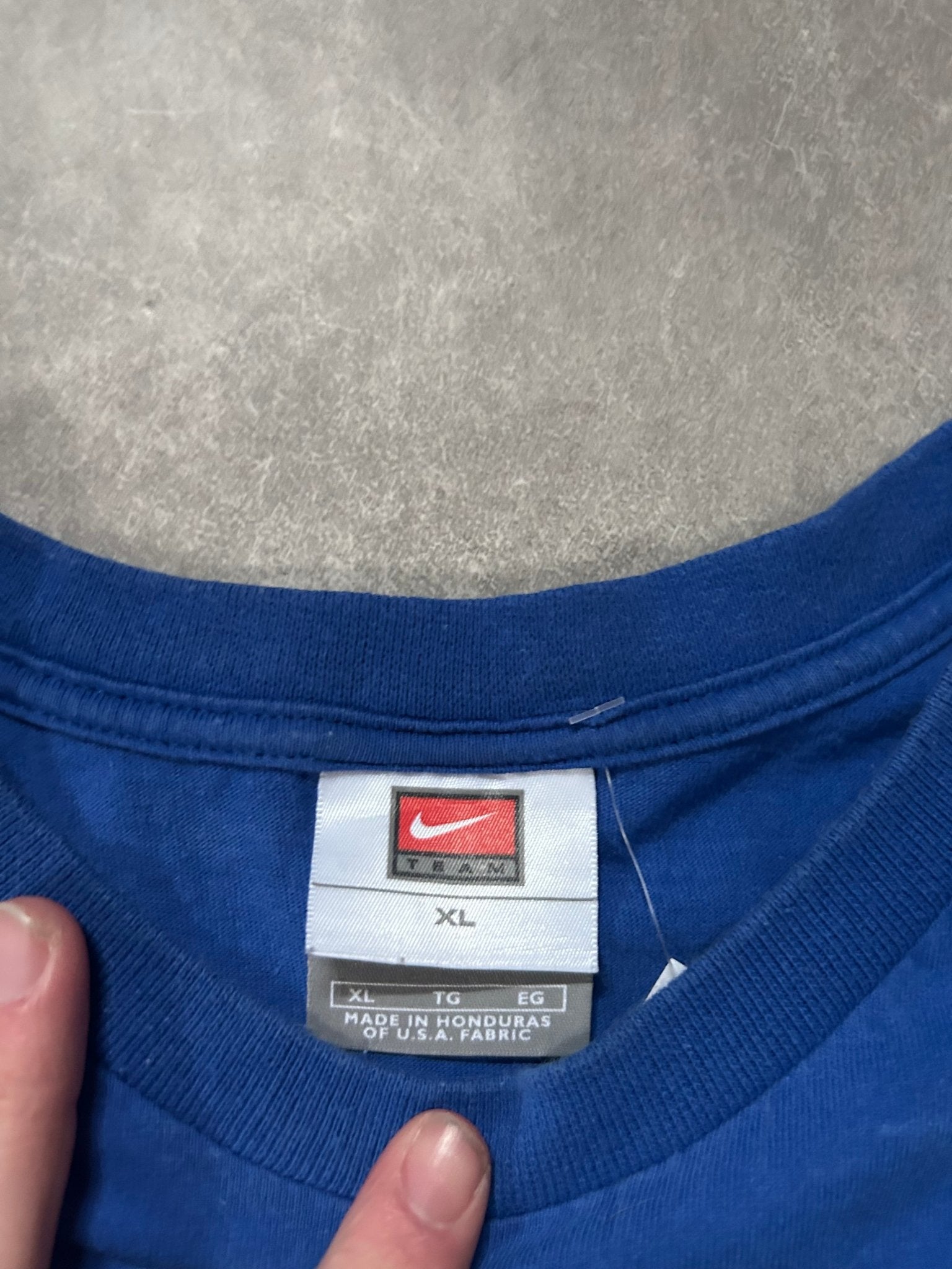 2000s Vintage Kansas City Royals Nike Center Swoosh Blue T Shirt - XL - XL | Martin City Vintage