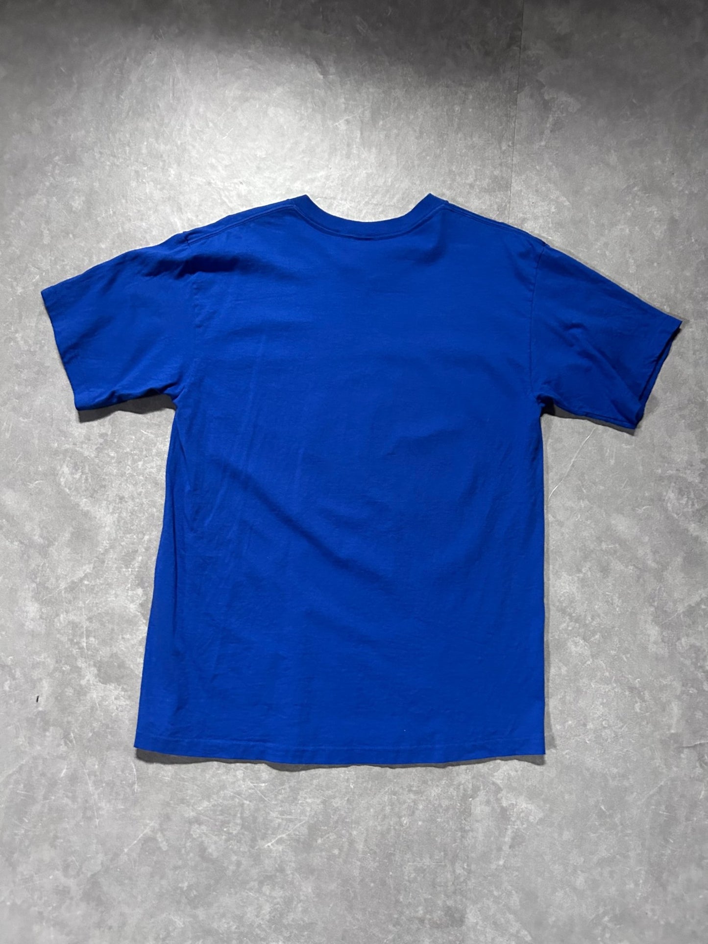 90s Vintage Kansas City Royals Gold Script Majestic Blue T Shirt - L - M | Martin City Vintage