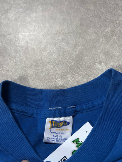 90s vintage Kansas City Royals Neon Print Blue T Shirt - L - L | Martin City Vintage