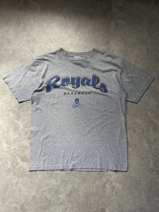 2001 Vintage Kansas City Royals Dynasty Gray T Shirt - L - L | Martin City Vintage