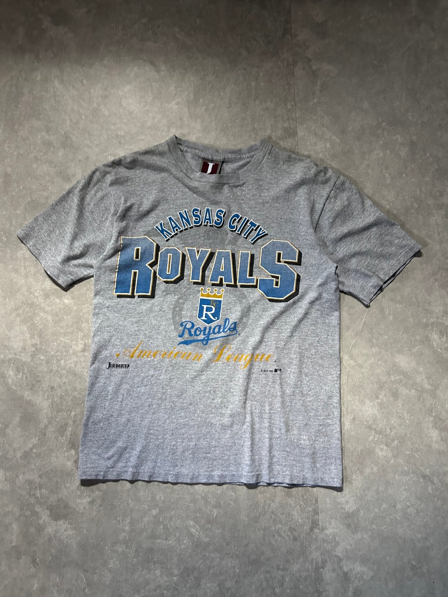 90s vintage Kansas City Royals Jostens Gray T Shirt - M - M | Martin City Vintage