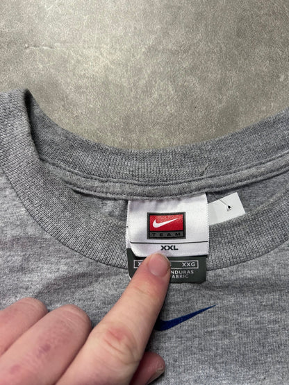 2000s Vintage Kansas City Royals Nike Center Swoosh Gray T Shirt - XXL - XXL | Martin City Vintage